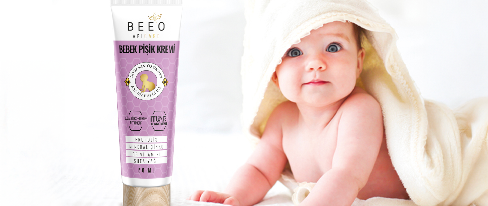 BEE’O Apibaby Pişik Kremi