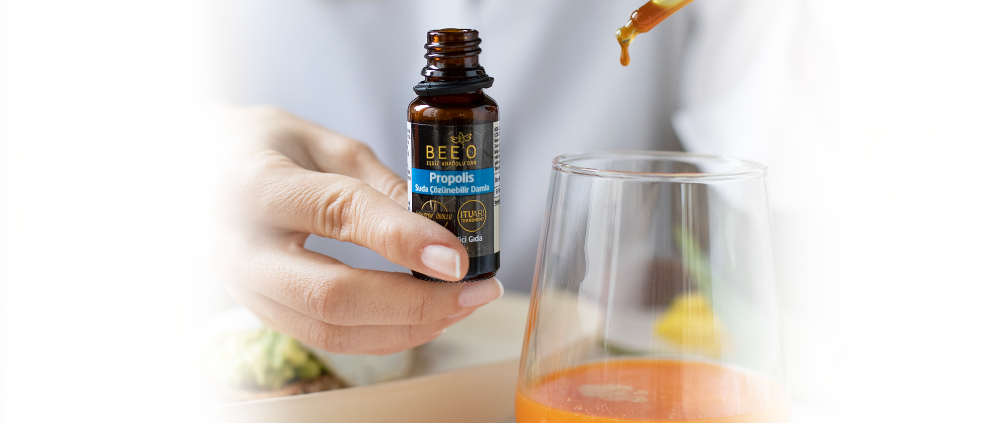 BEE’O Propolis Suda Çözünebilir Damla