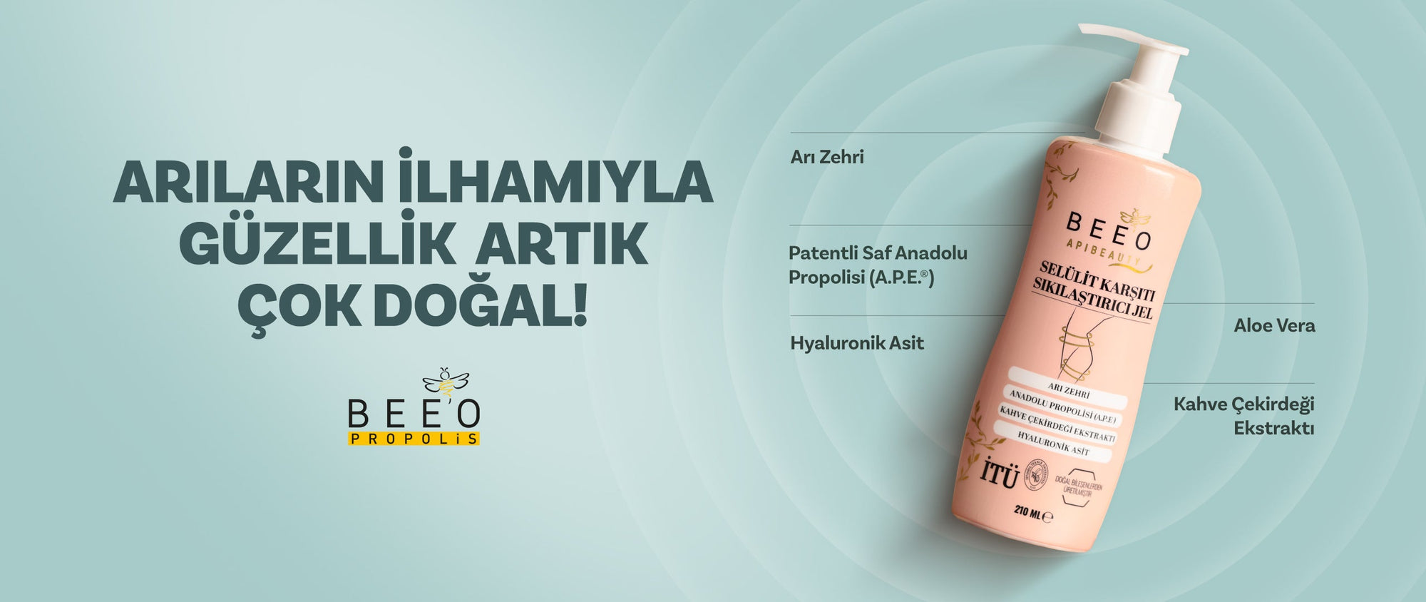BEE'O Arı Zehirli Selülit Karşıtı Jel