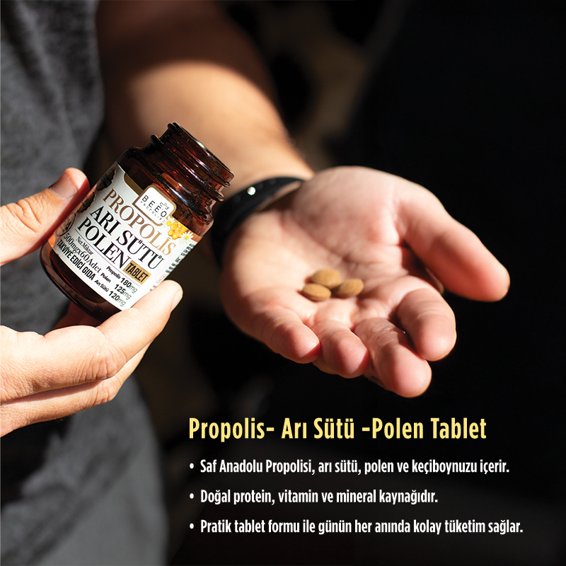 arı sütü polen tablet yetişkin