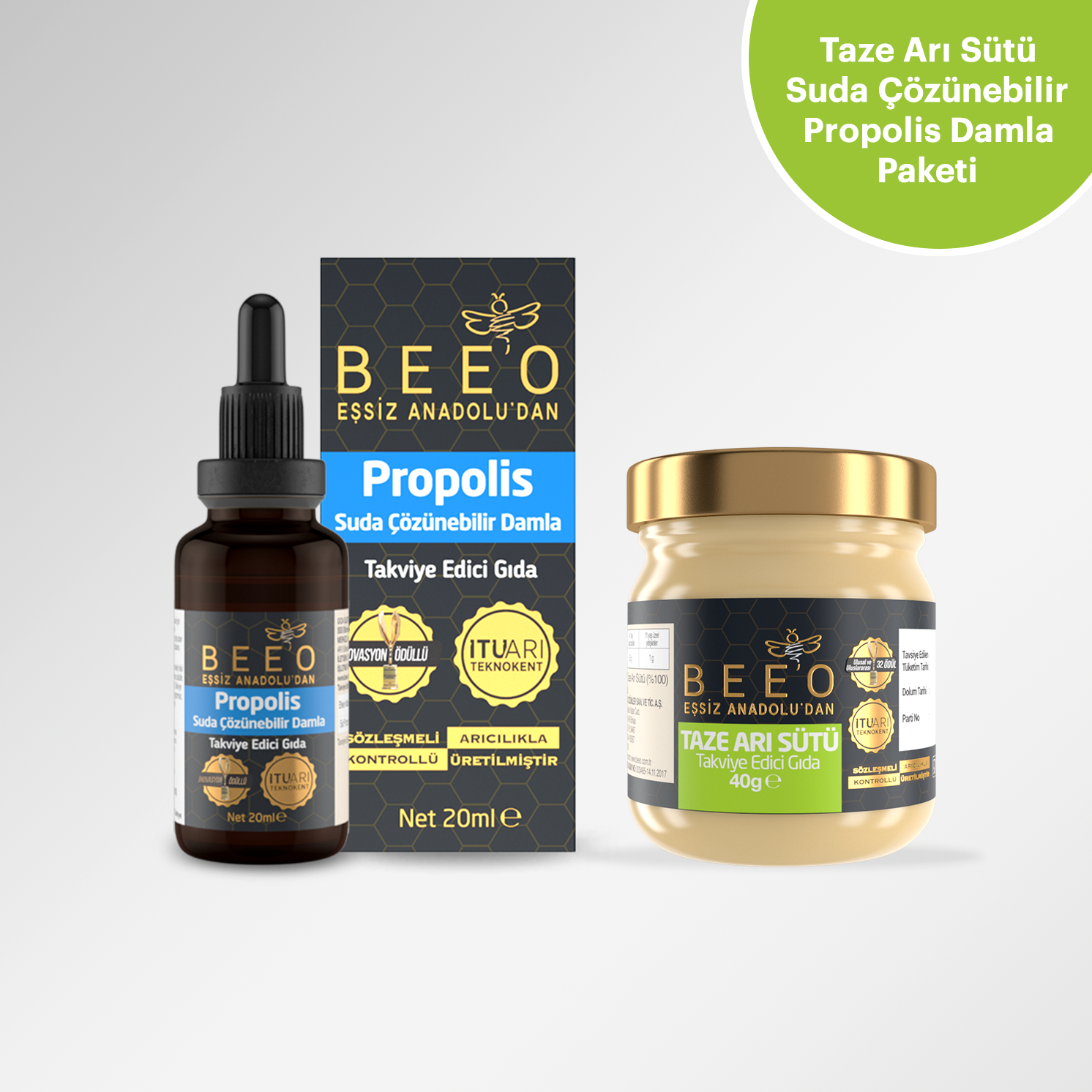 Organik Arı Sütü Suda Çözünebilir Damla