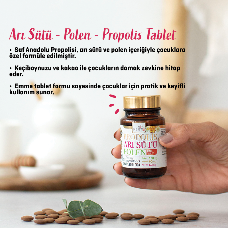 propolisli çocuk tablet