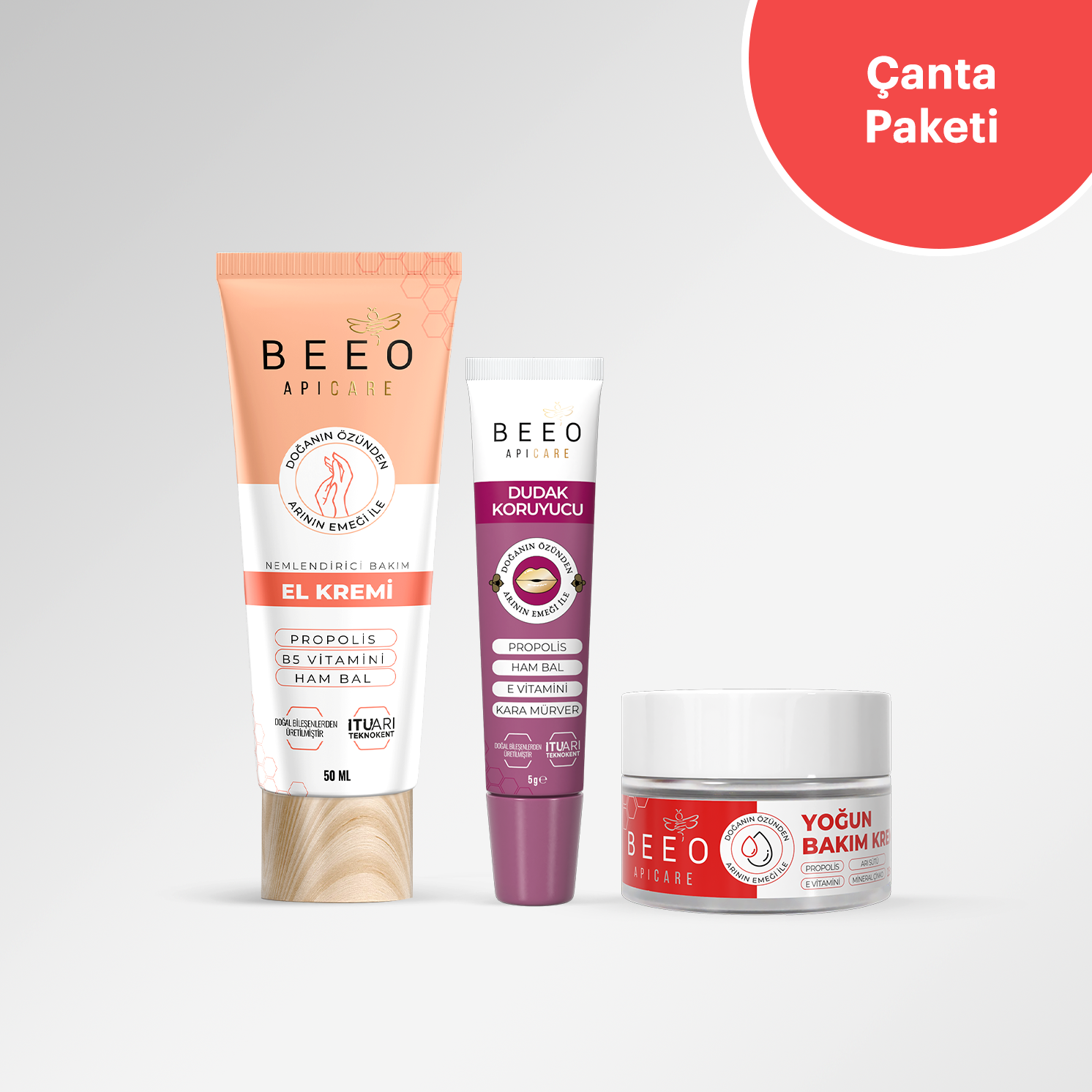 Doğal Nemlendirici Çanta Paketi