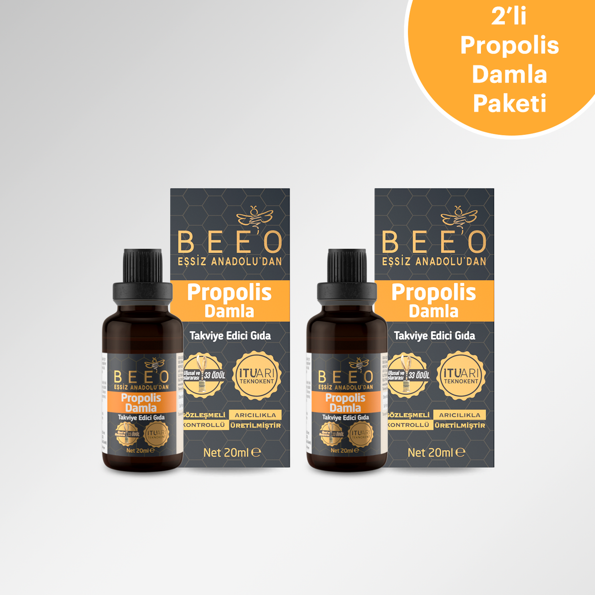 BEEO Propolis Damla Paketi 2li