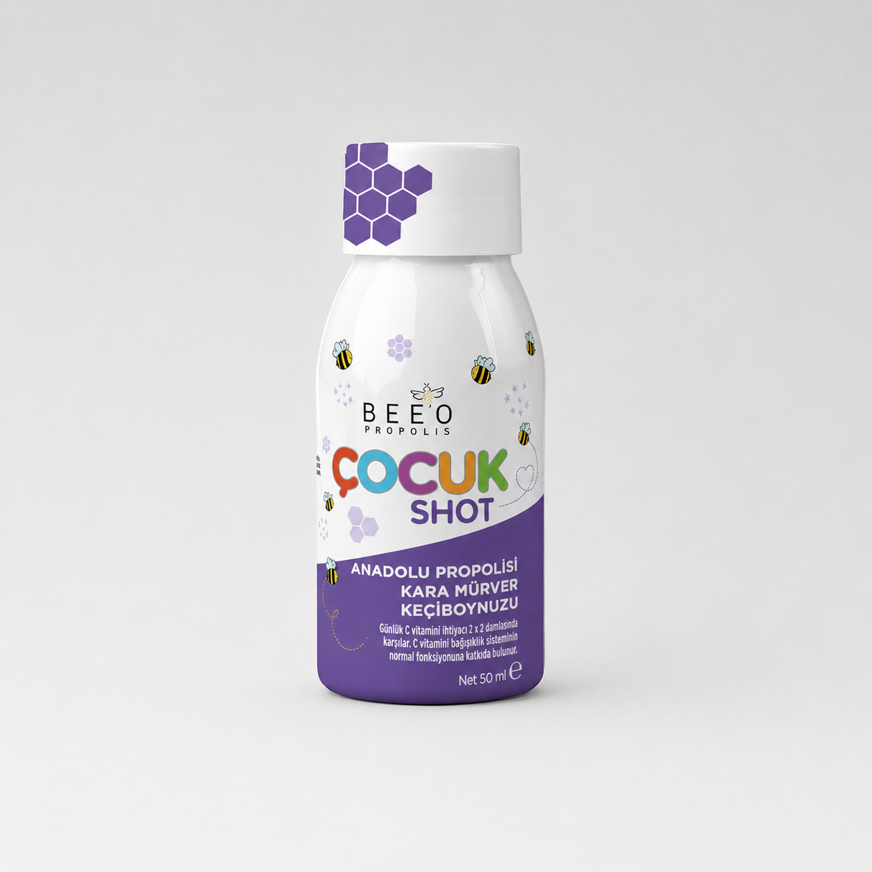 BEEO Kara Mürver Çocuk Shot 50 Ml