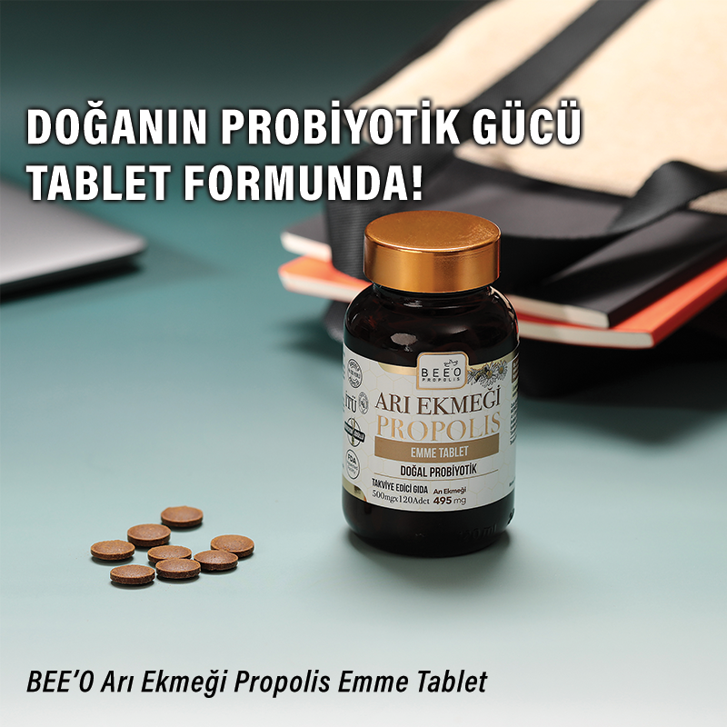 BEEO Arı Ekmeği Propolis Doğal Tablet