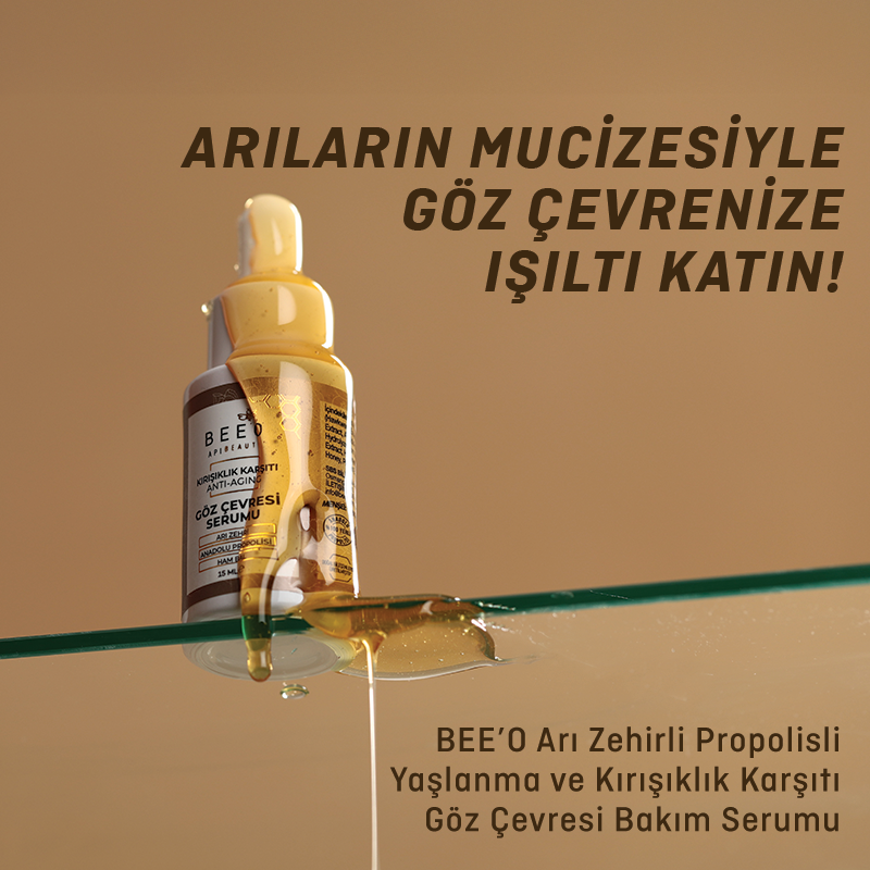 BEEO Arı Zehirli Propolisli Göz Çevresi Bakım Serumu