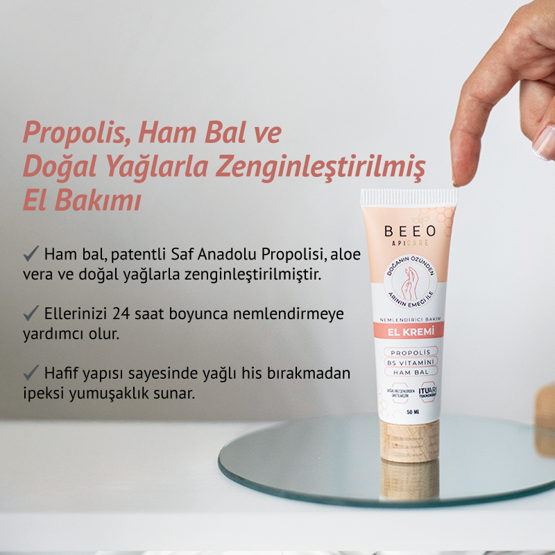 BEEO Nemlendirici Ballı El Kremi