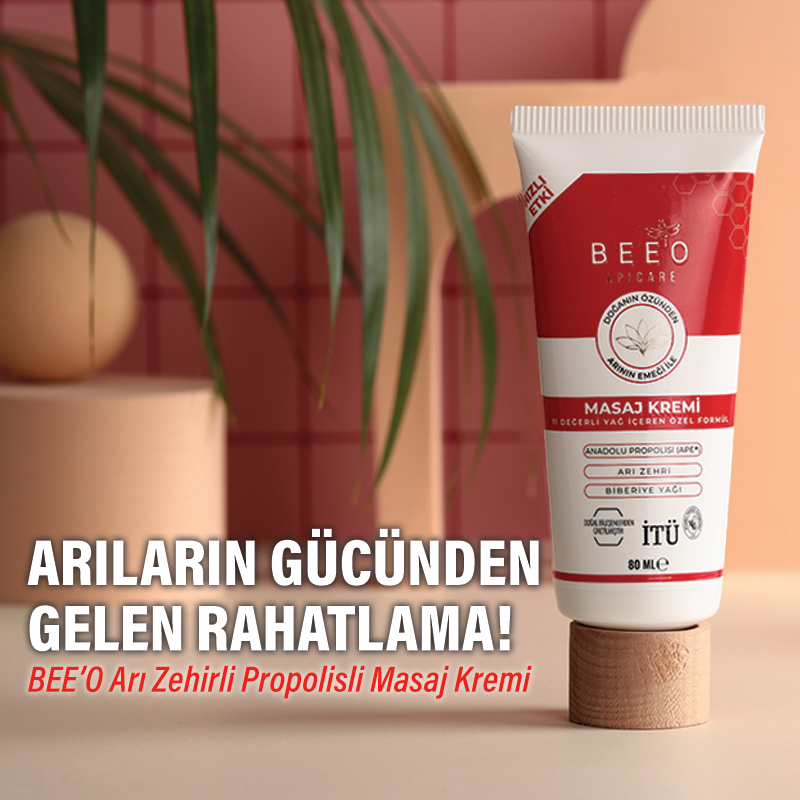 BEEO Arı Zehirli Propolisli Masaj Kremi