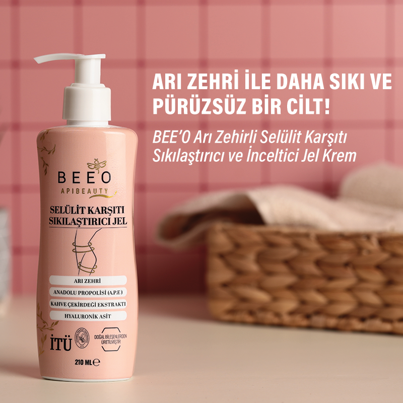 BEEO Arı Zehirli Selülit Karşıtı Sıkılaştırıcı ve İnceltici Jel Krem