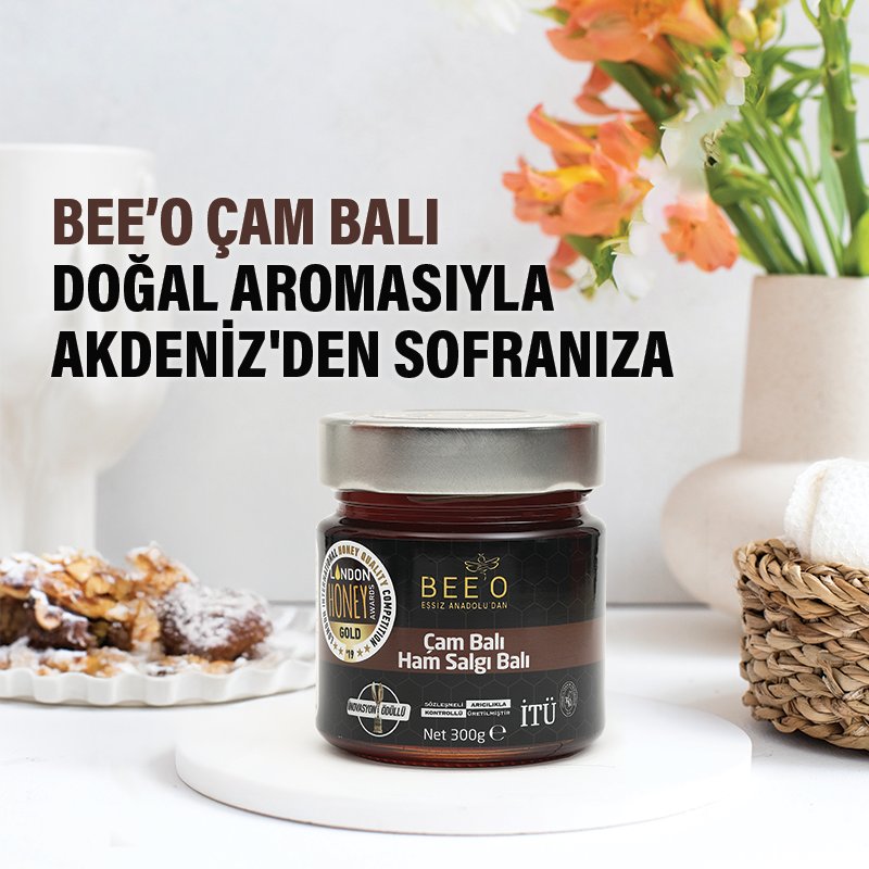 BEEO Çam Balı Ham Salgı Balı (300 gr)