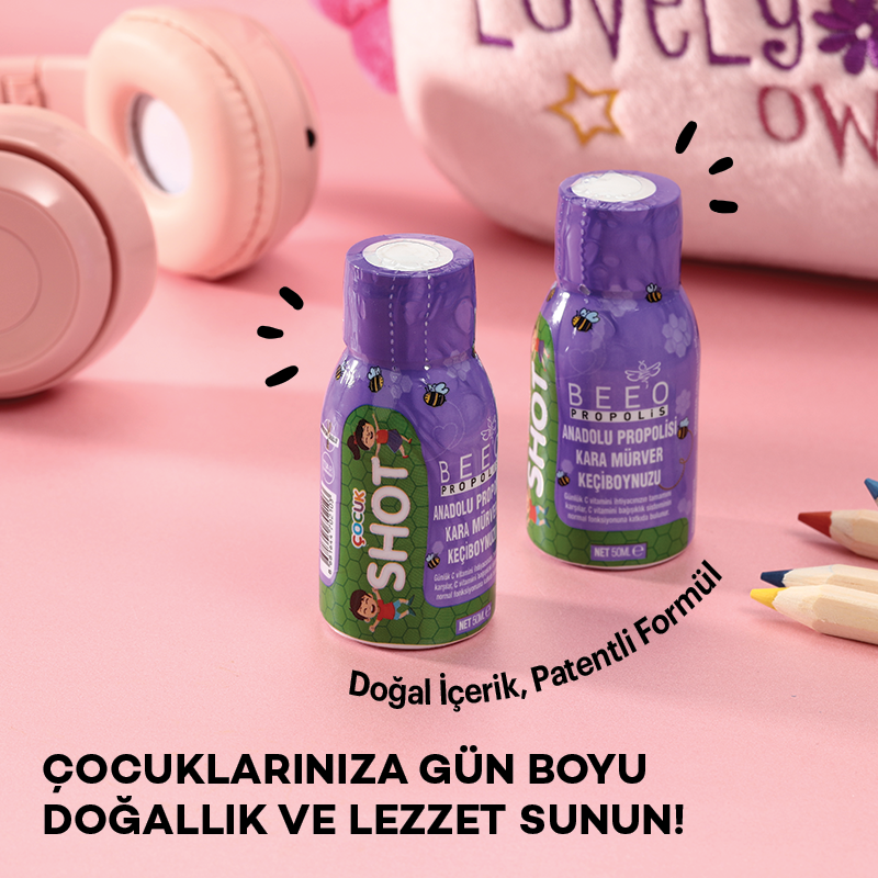 BEEO Kara Mürver Çocuk Shot 12'li