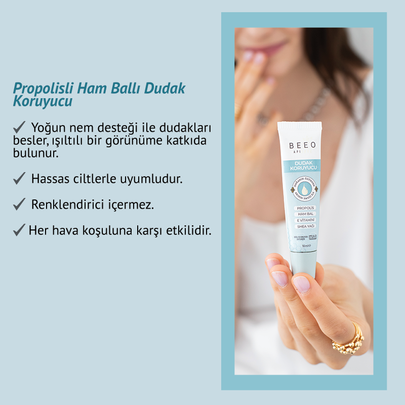 BEEO Propolisli Ham Ballı Dudak Koruyucu