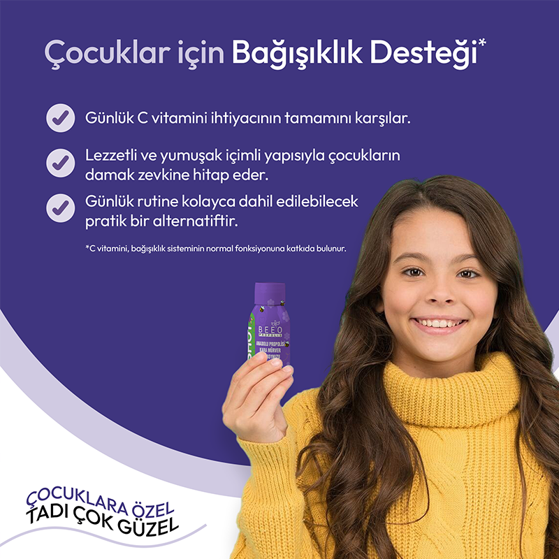 BEEO Kara Mürver Çocuk Shot 12'li