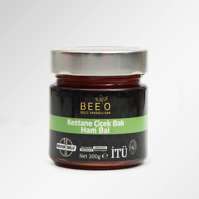 BEEO Kestane Çiçek Balı (Ham Bal) 300 gr
