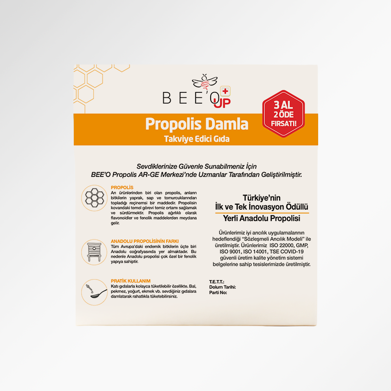 BEEO UP Propolis Damla 