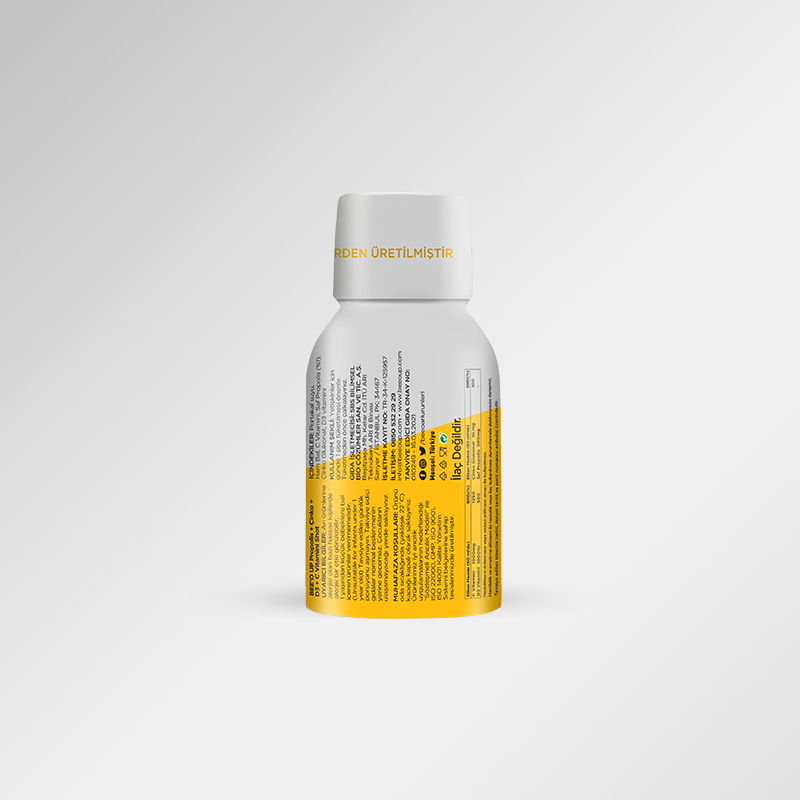 BEEO UP Çinko D3 + C Vitaminli Propolis Shot 12'li