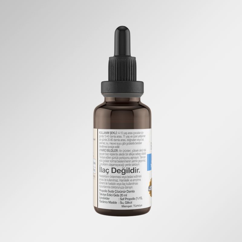 BEEO UP Propolis Suda Çözünür Damla (%15)