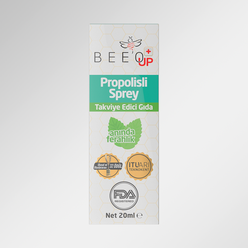 BEEO UP Propolisli Ballı Boğaz Spreyi 20 ml
