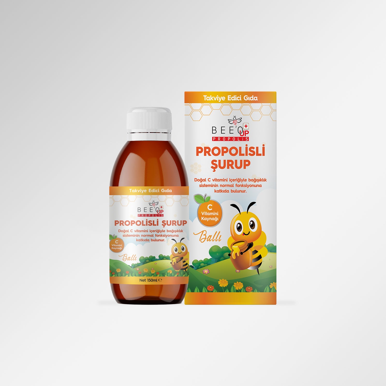 BEE'O UP Propolisli Ballı Şurup