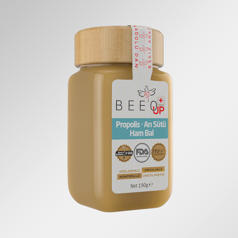 BEEO UP Propolis Arı Sütü Ham Bal Karışımı (Yetişkin)