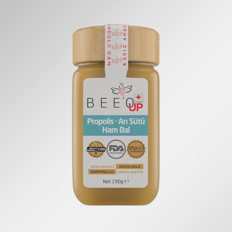 BEEO UP Propolis Arı Sütü Ham Bal Karışımı (Yetişkin)