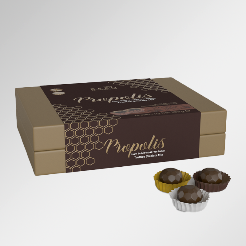 BEEO Propolis Arı Ekmeği Ham Bal Dolgulu Çikolata