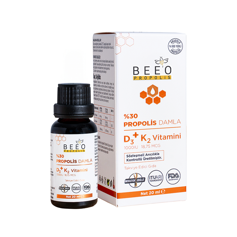 BEE’O Propolis D3+K2 Damla