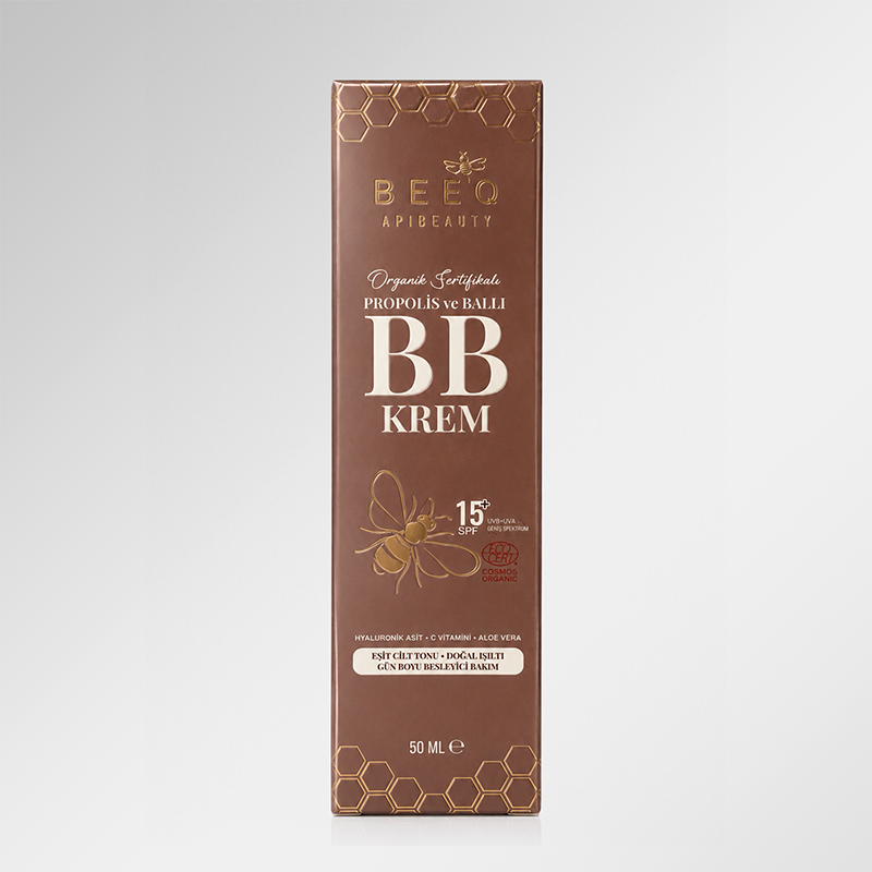 BEEO APIBEAUTY Organik Sertifikalı Propolis ve Ballı BB Krem SPF 15