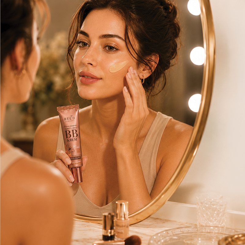 BEEO APIBEAUTY Organik Sertifikalı Propolis ve Ballı BB Krem SPF 15