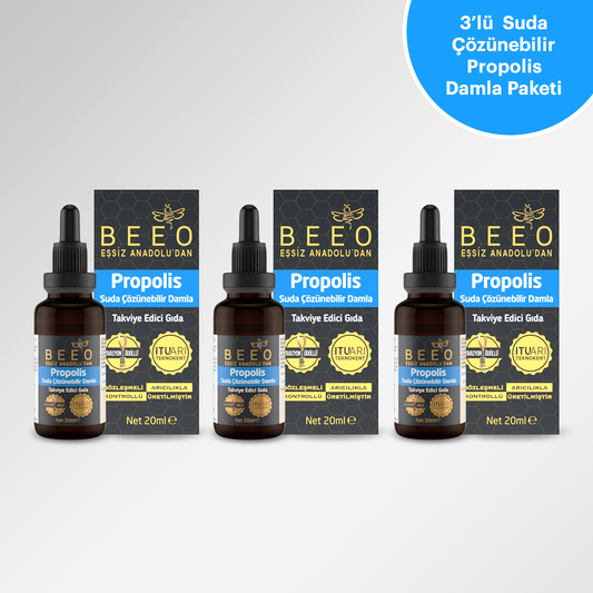Doğal Suda Çözünür Propolis Damla