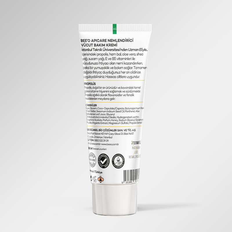 BEEO Nemlendirici Ballı Vücut Kremi