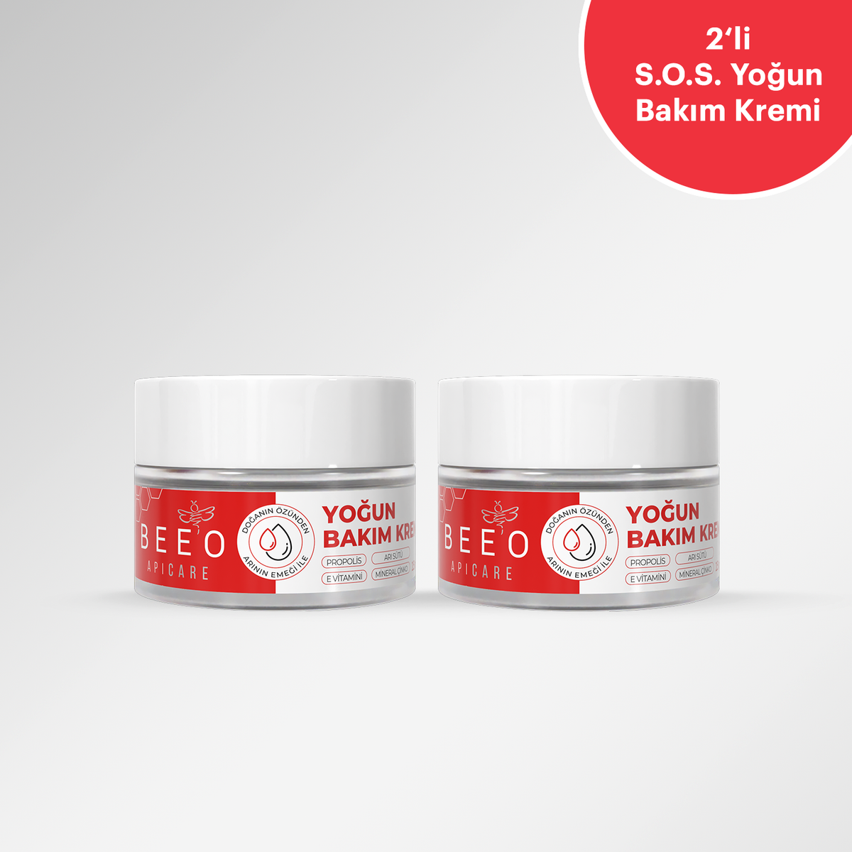 BEEO S.O.S Yoğun Bakım Kremi 2li