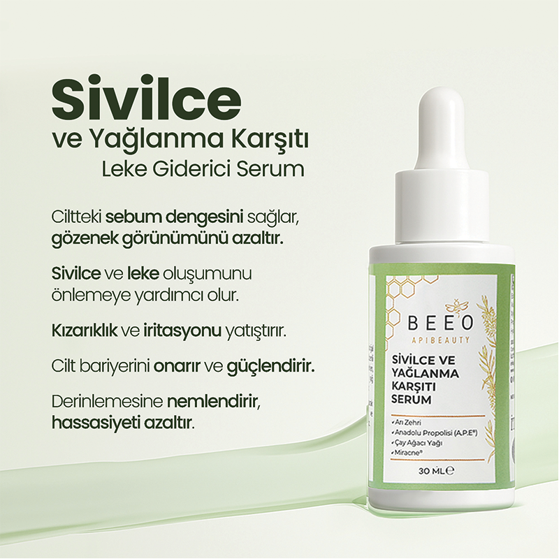 BEEO Sivilce ve Yağlanma Karşıtı Serum