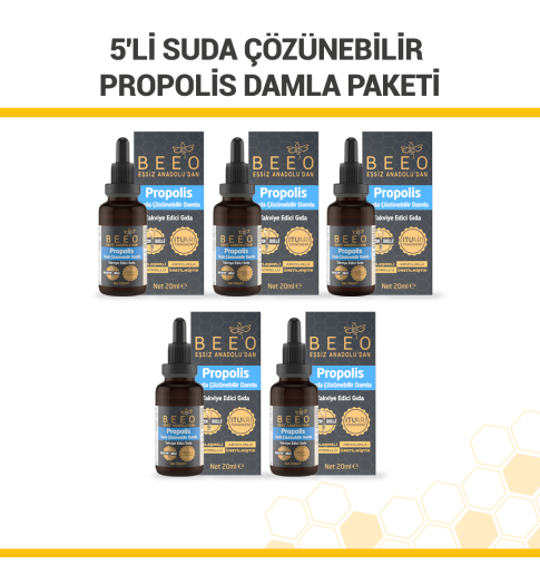 5'li Suda Çözünebilir Damla Paketi
