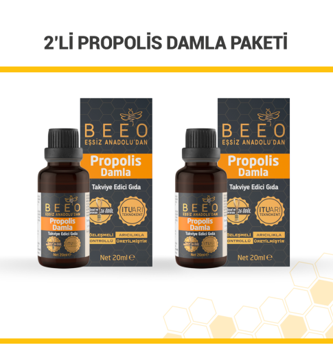 2'li Propolis Damla Paketi