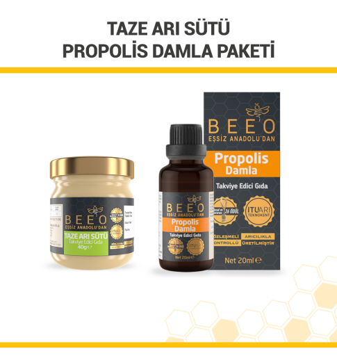 Taze Arı Sütü Propolis Damla Paketi