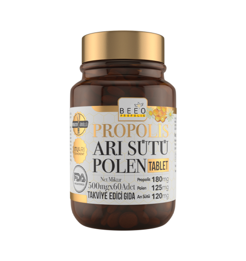 Propolis Arı Sütü Polen Tablet (Yetişkin)