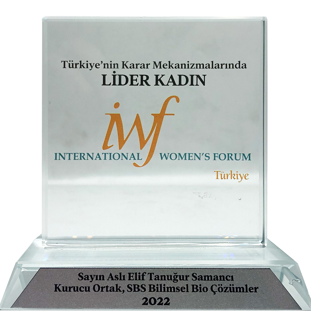 2022 -  IWF Turkey - 100 Lider Kadın Listesi - Dr. Asli Samanci