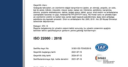 ISO 22000 Sertifikasi