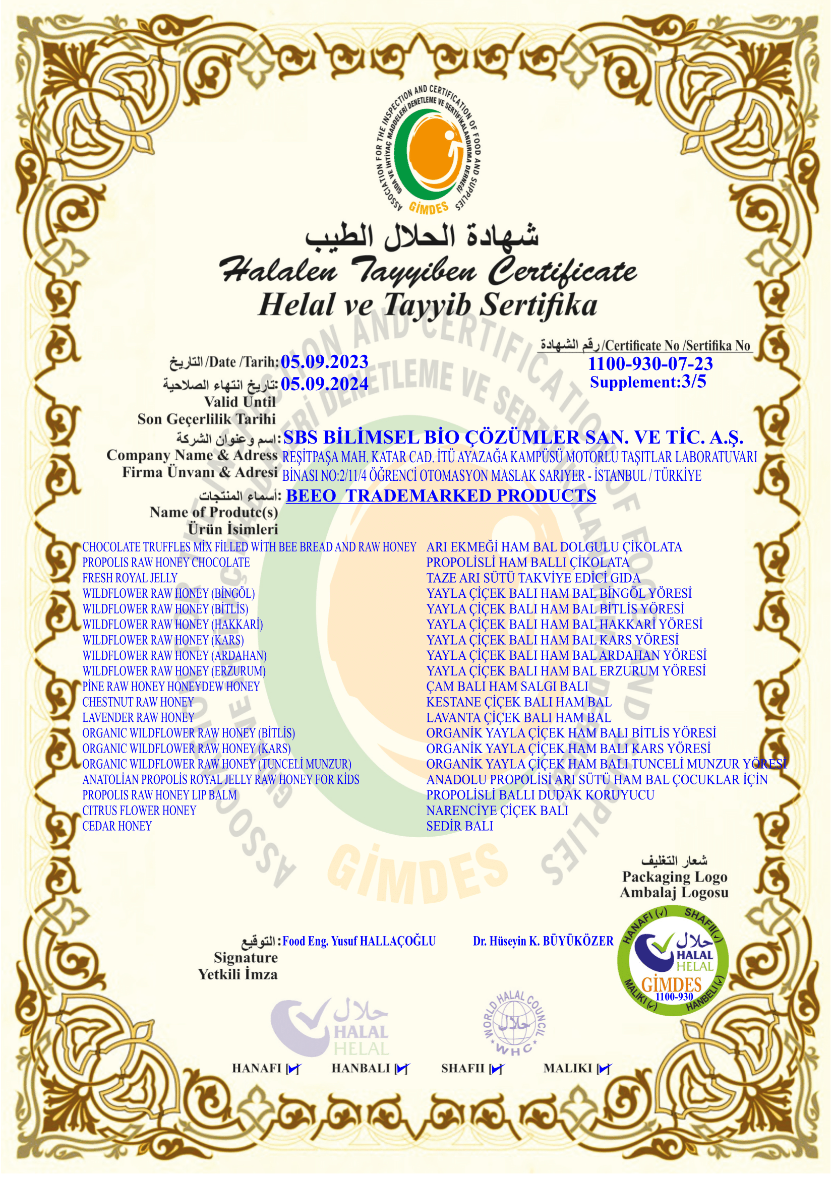 helal sertifikası