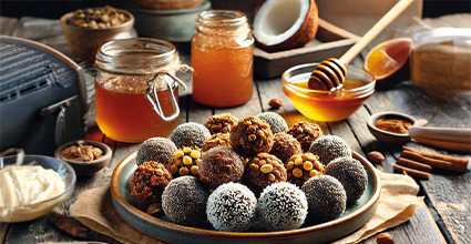 BEE’O Arı Sütlü Ham Ballı Propolis Macunu ile Enerji Dolgulu Atıştırmalık Topları