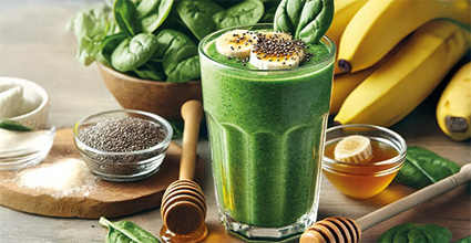 Propolisli Yeşil Smoothie